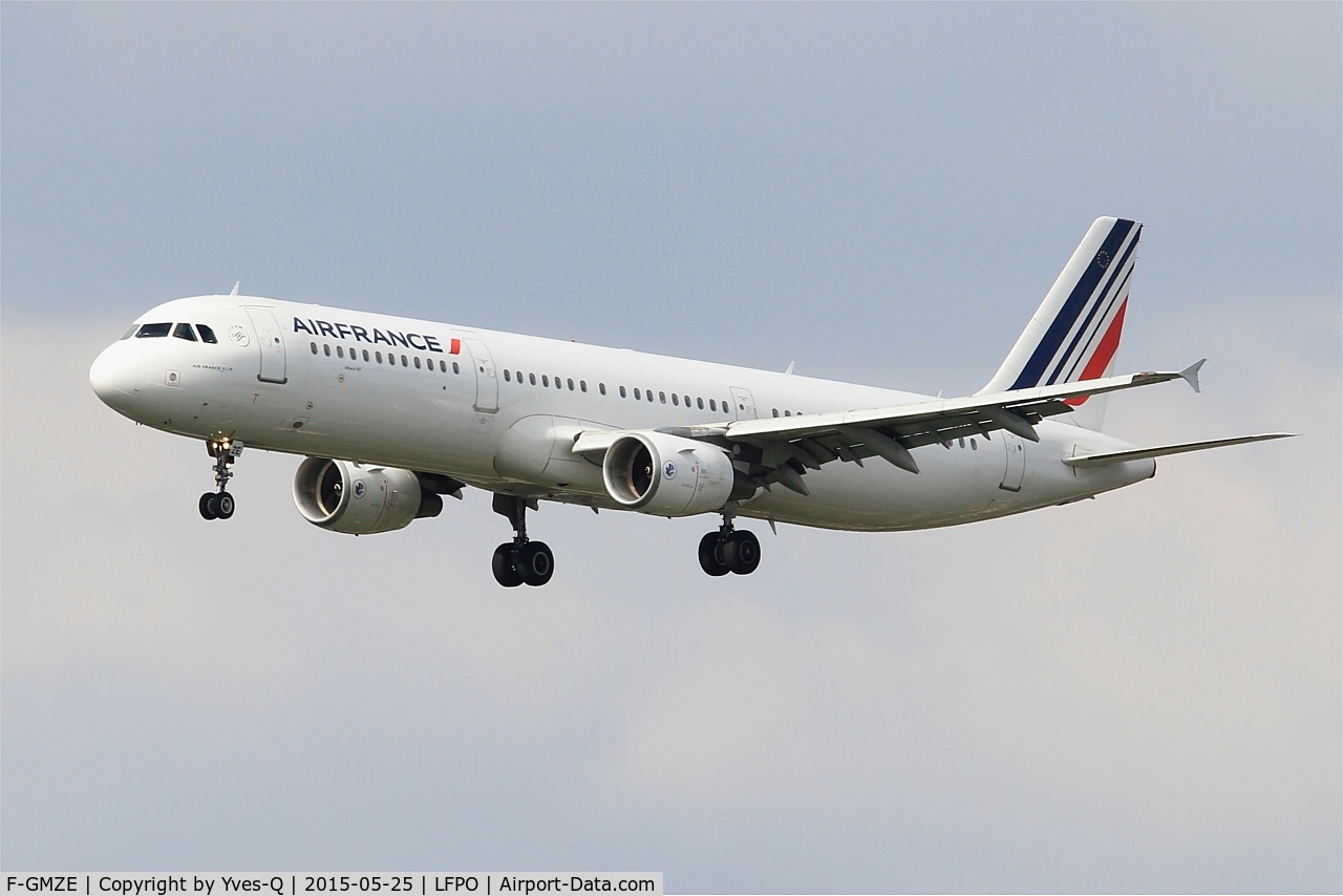 F-GMZE, 1995 Airbus A321-111 C/N 544, Airbus A321-111, Short approach Rwy 26, Paris-Orly Airport (LFPO-ORY)