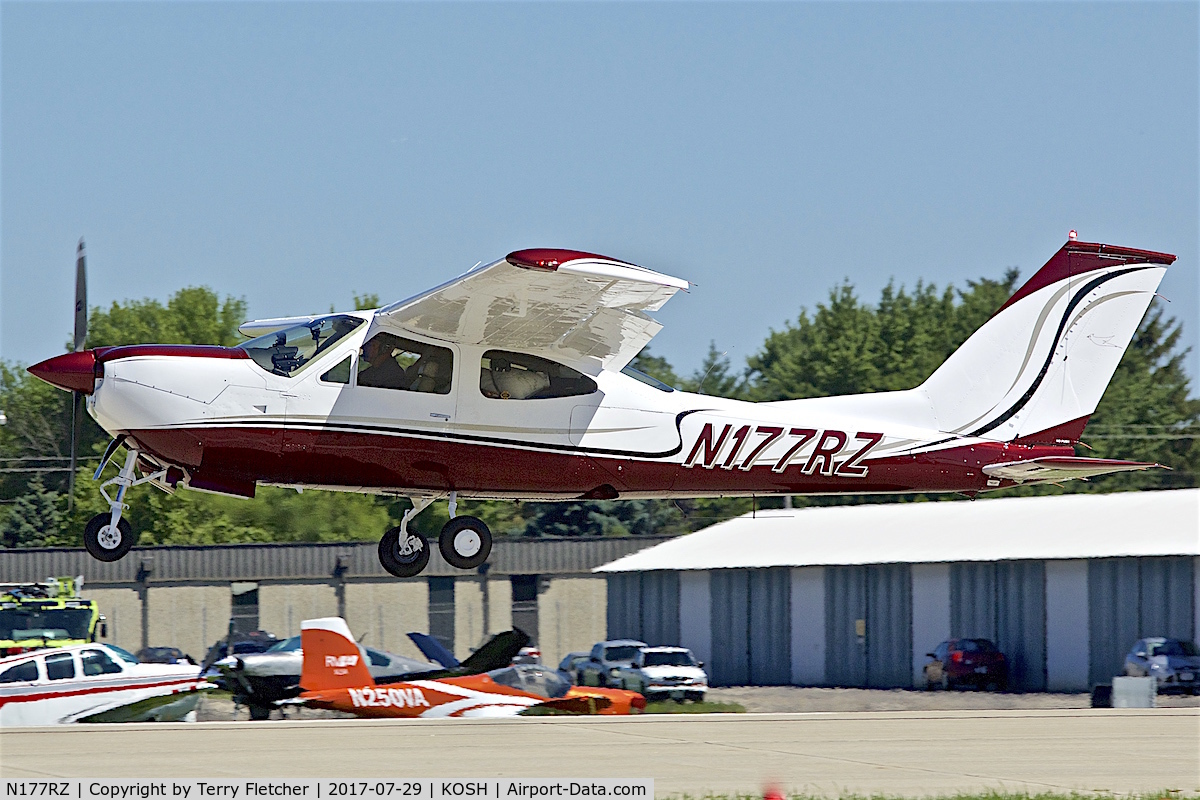 N177RZ, 1976 Cessna 177RG Cardinal C/N 177RG0843, at 2017 EAA AirVenture at Oshkosh