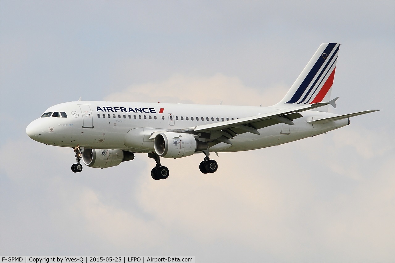 F-GPMD, 1993 Airbus A319-113 C/N 618, Airbus A319-113, Short approach rwy 26, Paris-Orly airport (LFPO-ORY)