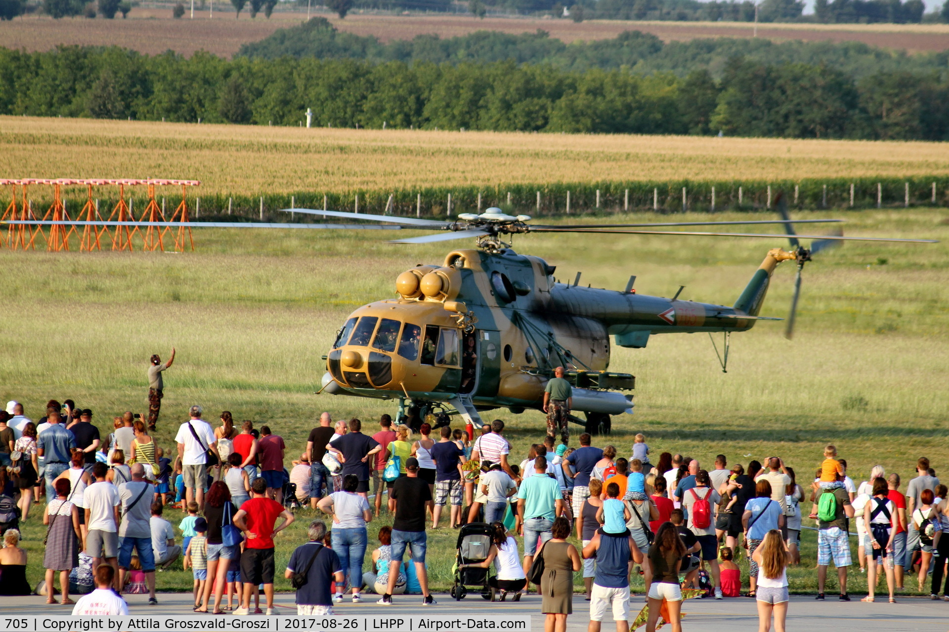 705, 1987 Mil Mi-17N C/N 104M05, Pécs-Pogány Airport, Hungary