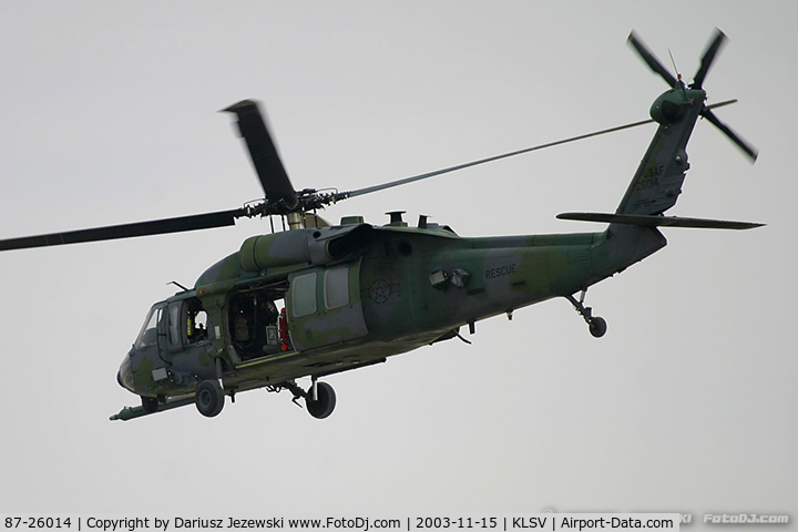 87-26014, 1987 Sikorsky HH-60G Pave Hawk C/N 70-1218, MH-60G Pave Hawk 87-26014 from 66 RQS 57th Wing Nellis AFB, NV