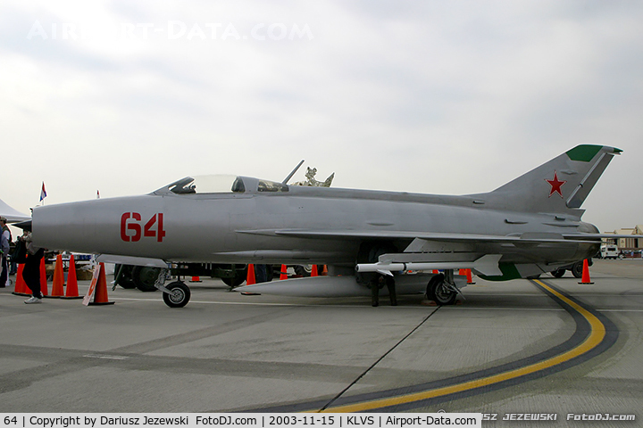 64, Mikoyan-Gurevich MiG-21 Fishbed C/N Not found, Mig-21F Fishbed used in 4477th TES