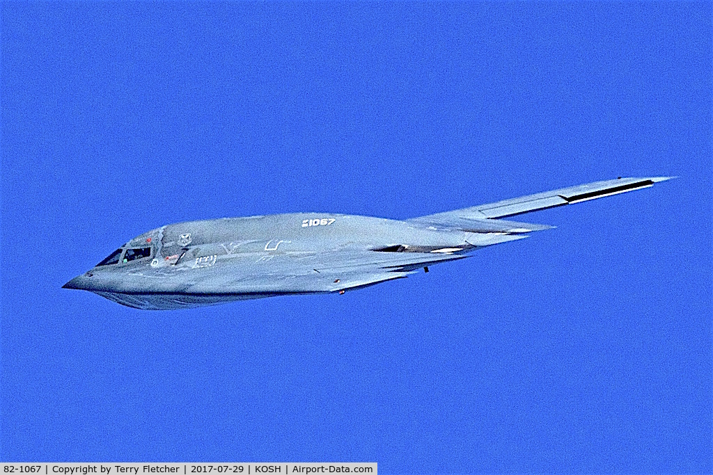 82-1067, 1982 Northrop Grumman B-2A Spirit C/N 1002/AV-2, at 2017 EAA AirVenture at Oshkosh