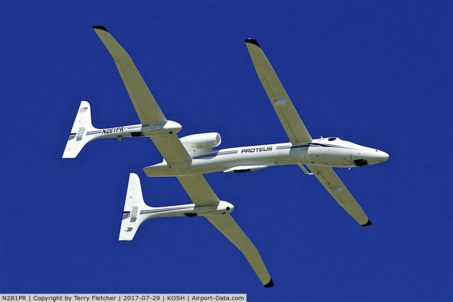 N281PR, 1998 Scaled Composites 281 C/N 001, at 2017 EAA AirVenture at Oshkosh