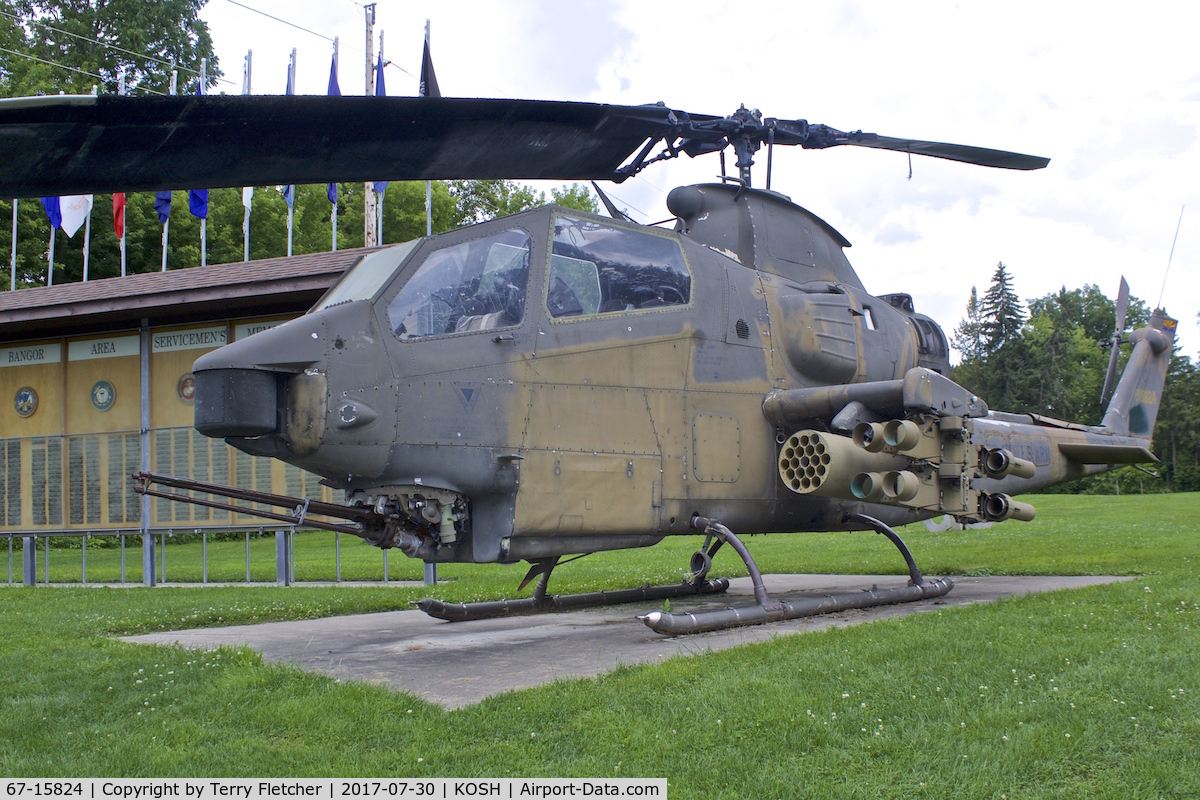 67-15824, 1967 Bell AH-1F Cobra C/N 20488, Preserved in the town of Bangor, Wisconsin