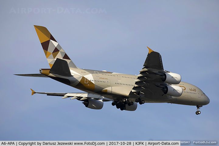 A6-APA, 2014 Airbus A380-861 C/N 166, Airbus A380-861 - Etihad Airways  C/N 166, A6-APA