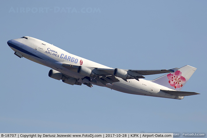 B-18707, 2001 Boeing 747-409F/SCD C/N 30764, Boeing 747-409F/SCD - China Airlines  C/N 30764, B-18707