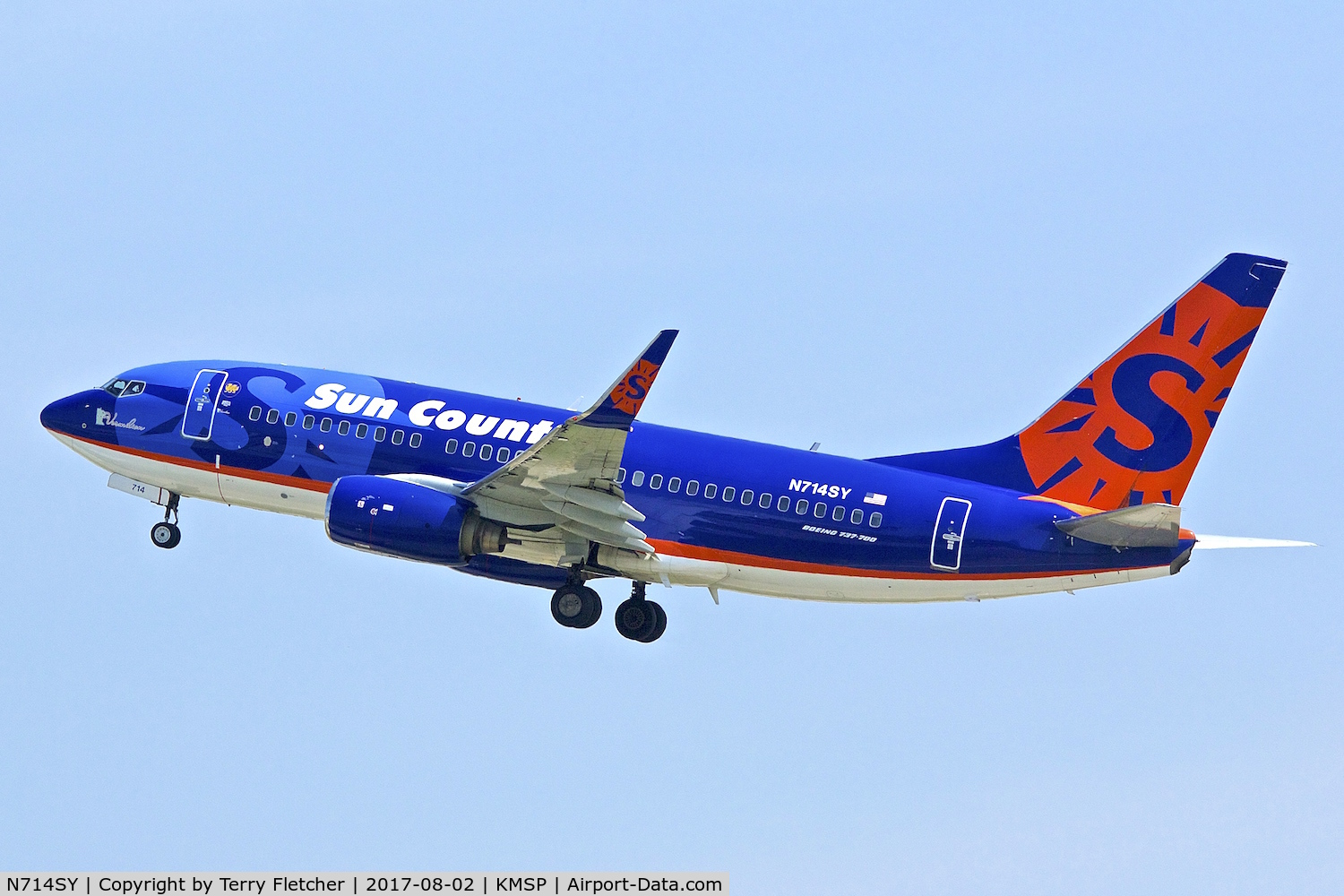 N714SY, 2003 Boeing 737-752 C/N 33786, at Minneapolis- St,Paul International Airport