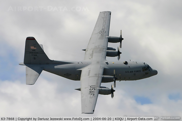 63-7868, Lockheed C-130E Hercules C/N 382-3938, C-130E Hercules 63-7868  from 143rd AS 143rd AW Quonset Point ANGS, RI