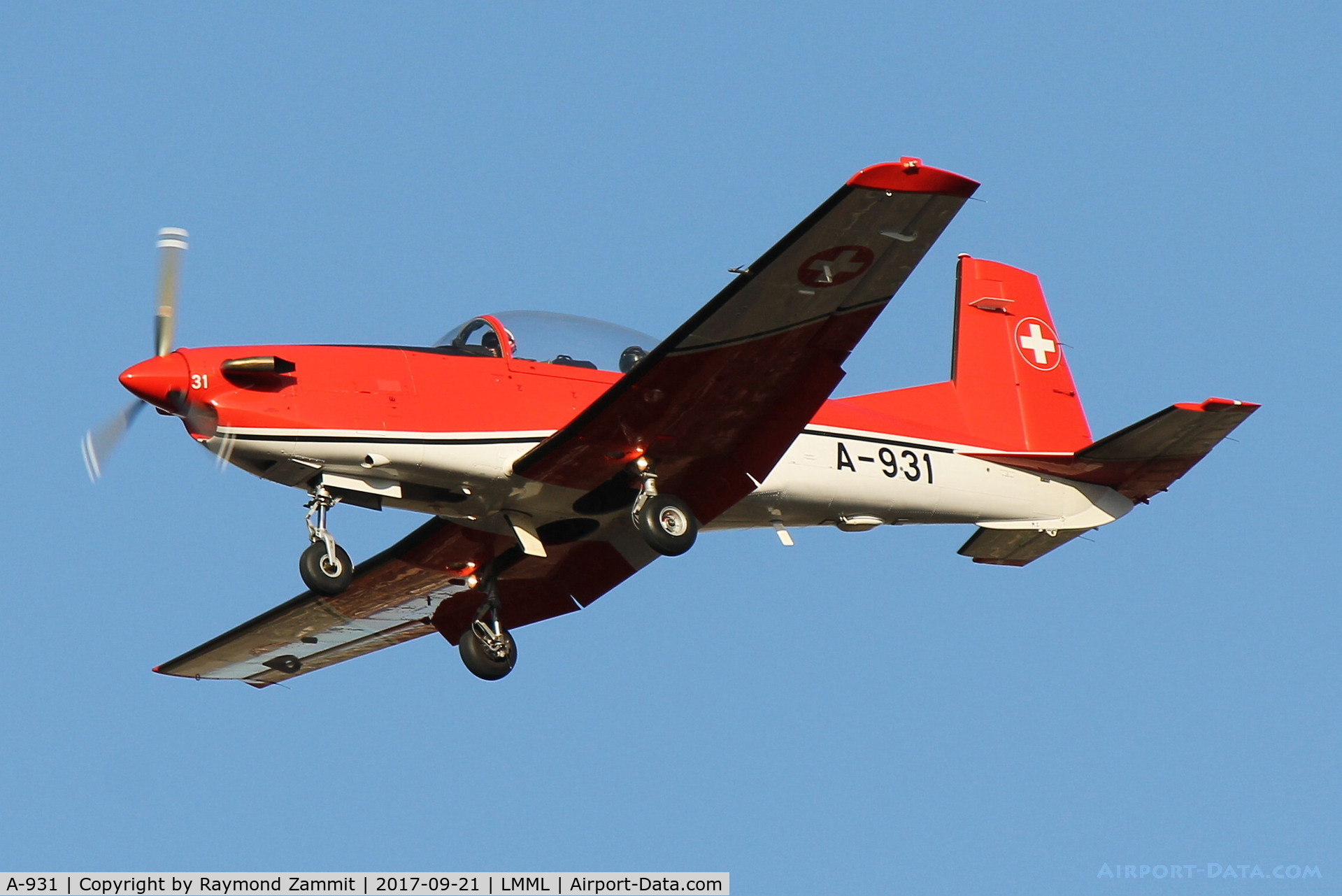 A-931, 1983 Pilatus PC-7 Turbo Trainer C/N 339, Pilatus PC-7 A-931 Swiss Air Force