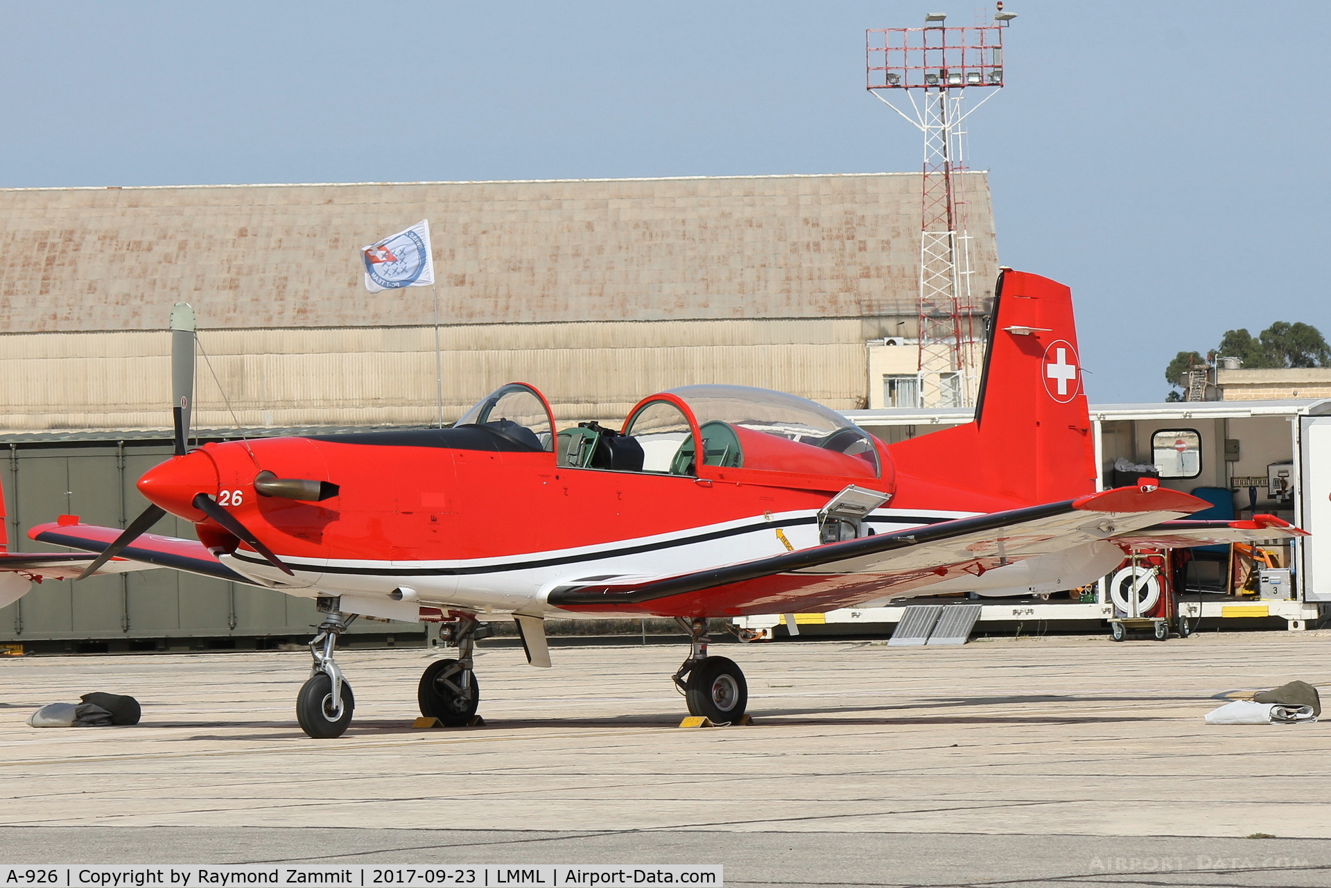 A-926, 1983 Pilatus PC-7 Turbo Trainer C/N 334, Pilatus PC-7 A-926 Swiss Air Force