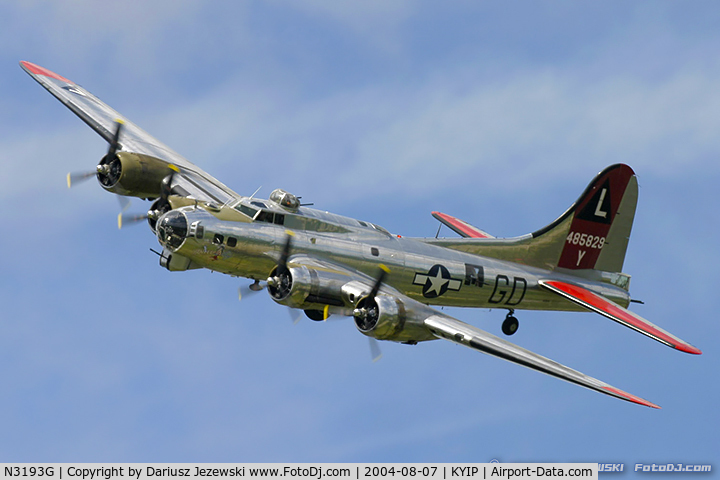 N3193G, 1944 Boeing B-17G Flying Fortress C/N 77255, Boeing B-17G Flying Fortress 