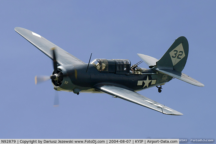 N92879, 1944 Curtiss SB2C-5 Helldiver C/N 83725, Curtiss SB2C-5 Helldiver  C/N 83589, N92879