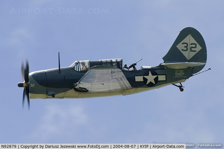 N92879, 1944 Curtiss SB2C-5 Helldiver C/N 83725, Curtiss SB2C-5 Helldiver  C/N 83589, N92879