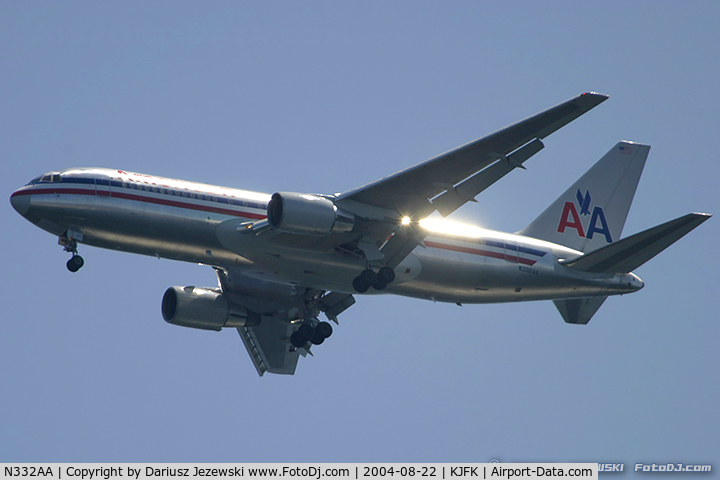 N332AA, 1987 Boeing 767-223 C/N 22331, Boeing 767-223/ER - American Airlines  C/N 22331, N332AA
