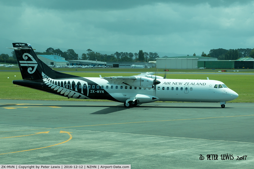 ZK-MVN, 2016 ATR 72-600 C/N 1353, Mount Cook Airline Ltd., Christchurch