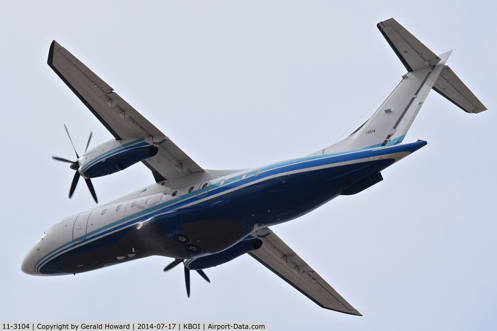 11-3104, 1997 Dornier C-146A Wolfhound (Do328-110) C/N 3085, Departing RWY 10R.