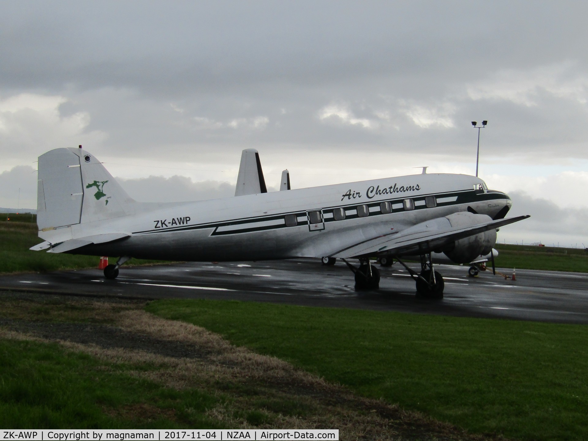 ZK-AWP, 1945 Douglas DC-3 (C-47B-30-DK) C/N 33135, still active at AKL