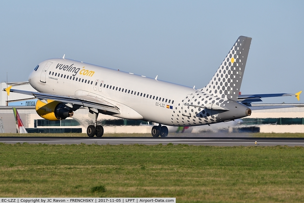 EC-LZZ, 2005 Airbus A320-214 C/N 2620, Vueling VY7982 from Zurich (ZRH)