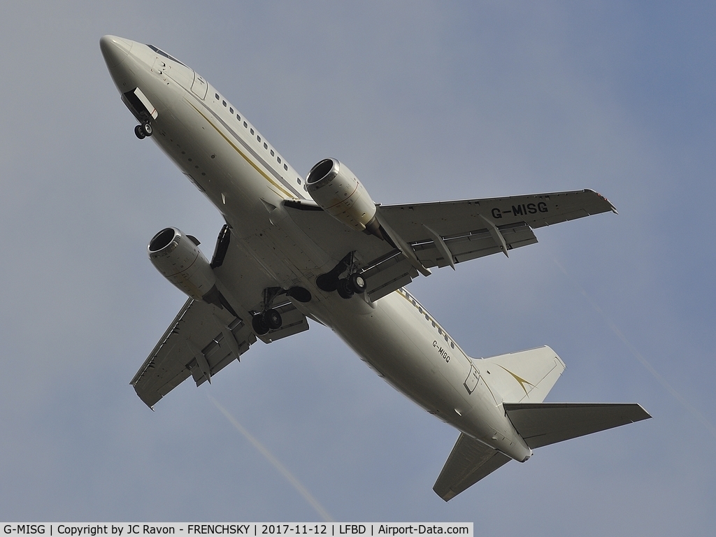 G-MISG, 1995 Boeing 737-3L9 C/N 27833, Cello Aviation CLJ904 from Prague (PRG)