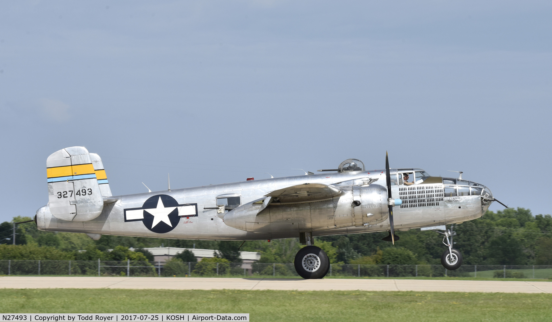 N27493, 1944 North American TB-25K Mitchell C/N 44-29869/108-33144, Airventure 2017