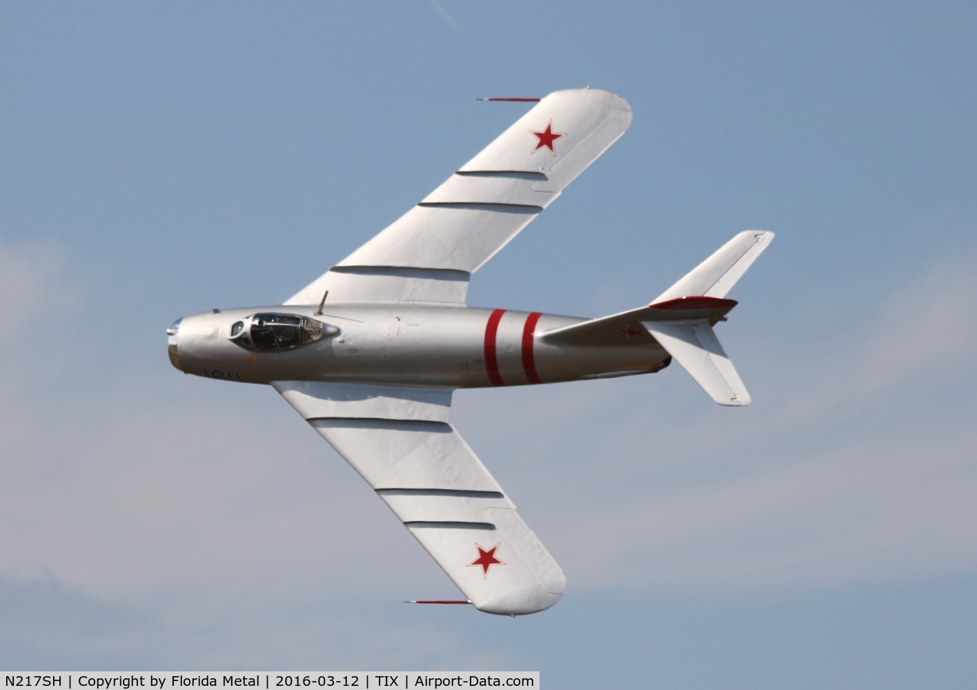 N217SH, 1959 PZL-Mielec Lim-5 (MiG-17F) C/N 1C1611, Mig-17F