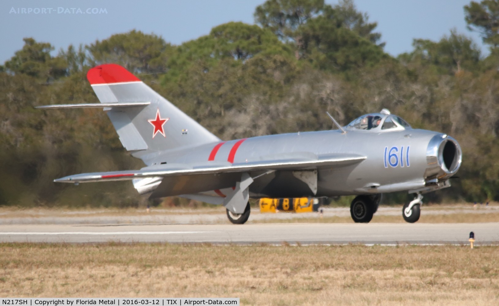 N217SH, 1959 PZL-Mielec Lim-5 (MiG-17F) C/N 1C1611, Mig-17F