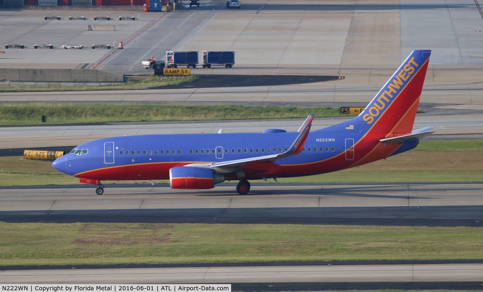 N222WN, 2005 Boeing 737-7H4 C/N 34290, southwest