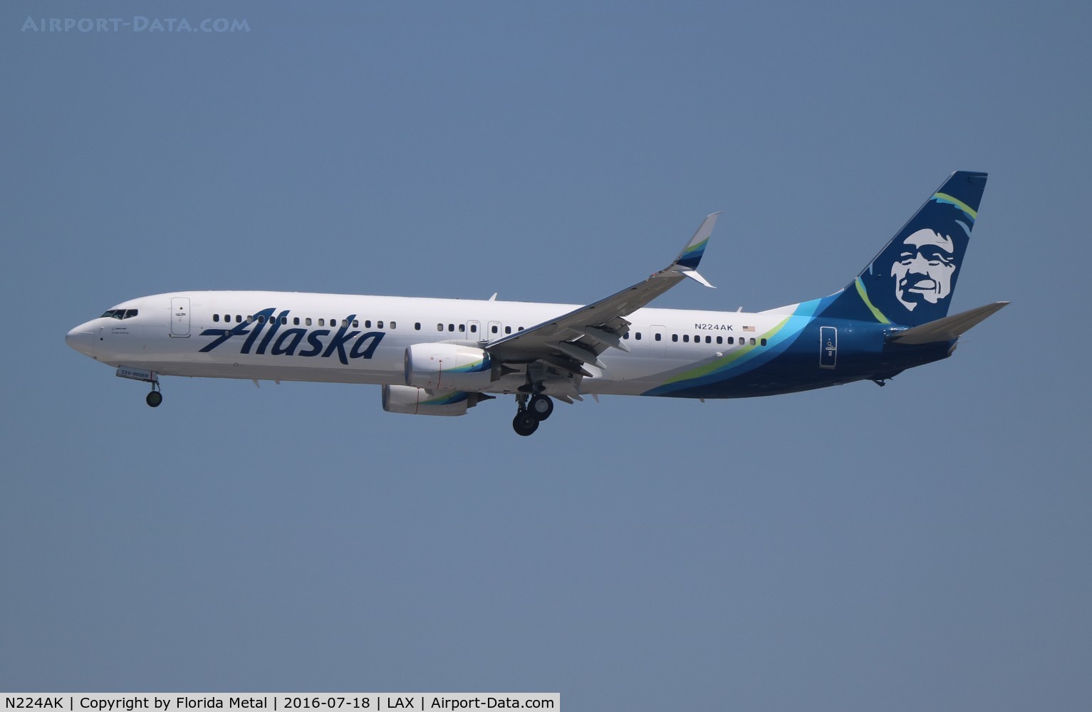 N224AK, 2016 Boeing 737-990/ER C/N 62680, Alaska