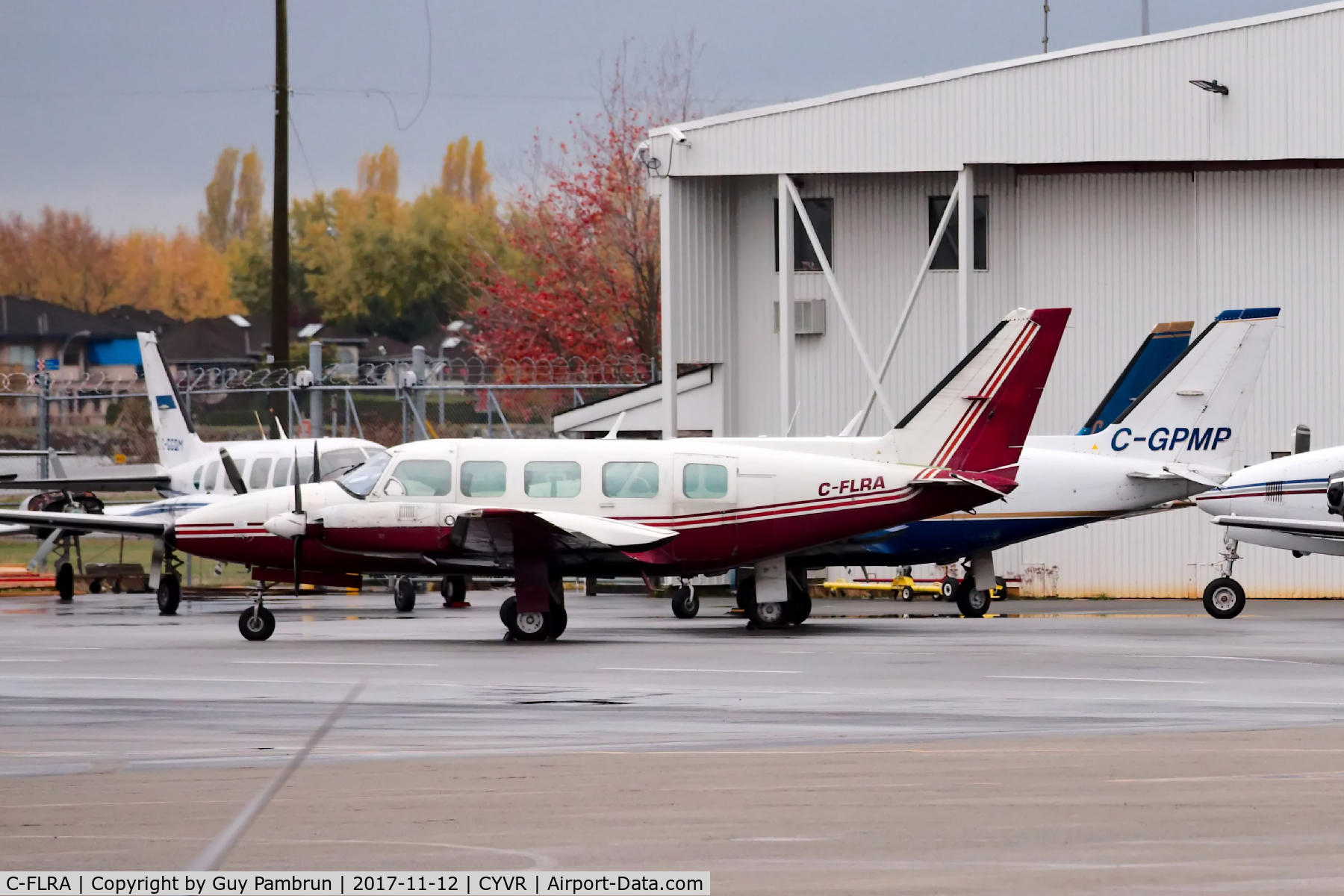C-FLRA, 1979 Piper PA-31-350 Chieftain C/N 31-7952091, Parked