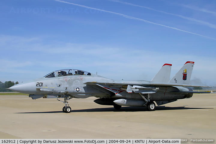 162912, Grumman F-14B Tomcat C/N 560, F-14B Tomcat 162912 AA-201 from VFA-11 