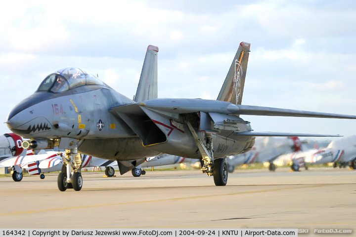 164342, Grumman F-14D Tomcat C/N 617/D-22, F-14D Tomcat 164342 AJ-100 from VFA-31 