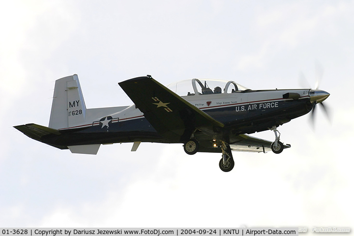 01-3628, 2001 Raytheon T-6A Texan II C/N PT-163, T-6A Texan II 01-3628 EN from 459th FTS 