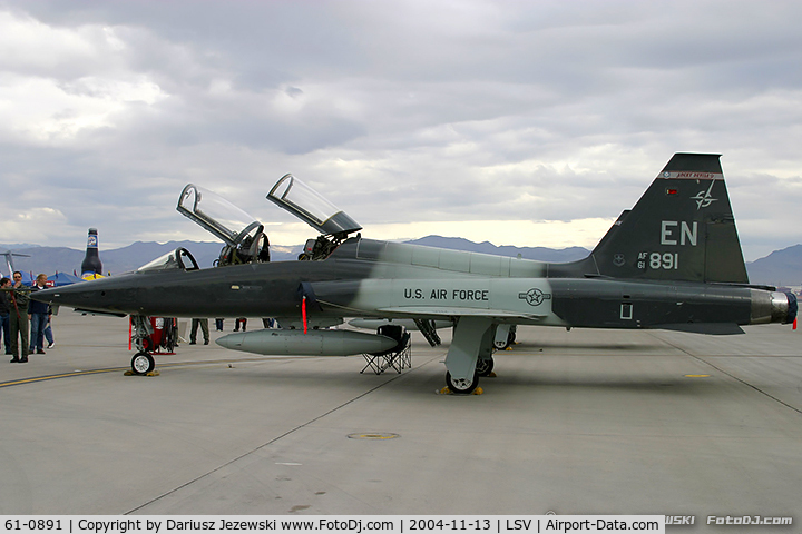 61-0891, 1961 Northrop AT-38B Talon C/N N.5257, T-38C Talon 61-0891 EN from 88th FTS 