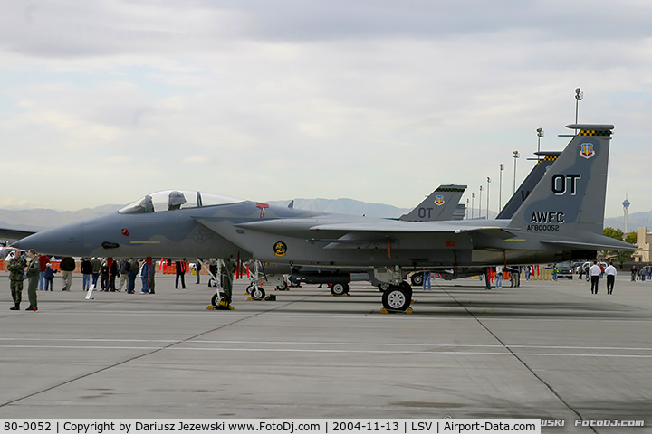 80-0052, 1980 McDonnell Douglas F-15C Eagle C/N 0729/C201, F-15C Eagle 80-0052 OT from 422nd TES 