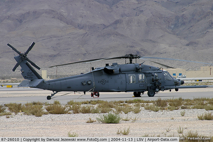 87-26010, 1987 Sikorsky HH-60G Pave Hawk C/N 70-1212, HH-60G Pave Hawk 87-26010  from 66th RQS 