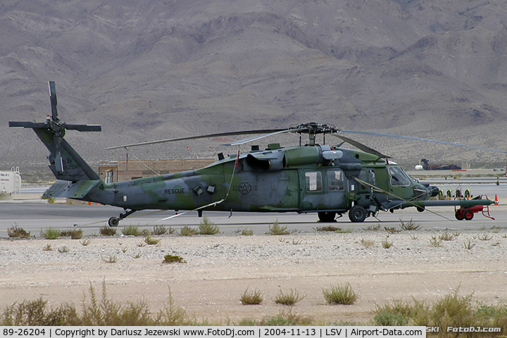 89-26204, 1989 Sikorsky HH-60G Pave Hawk C/N 70-1433, HH-60G Pave Hawk 89-26204  from 66th RQS 