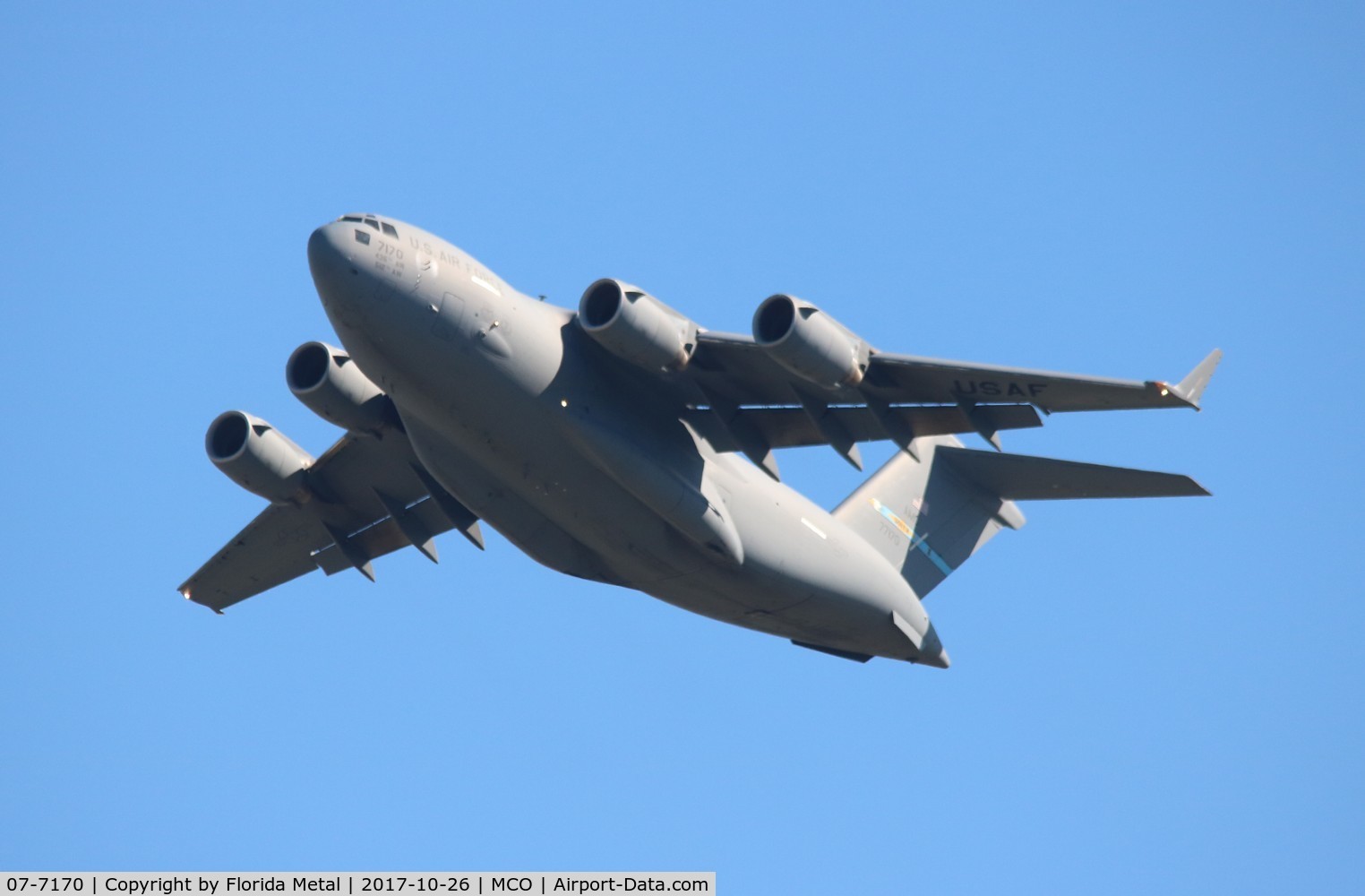 07-7170, Boeing C-17A Globemaster III C/N F-181, C-17A