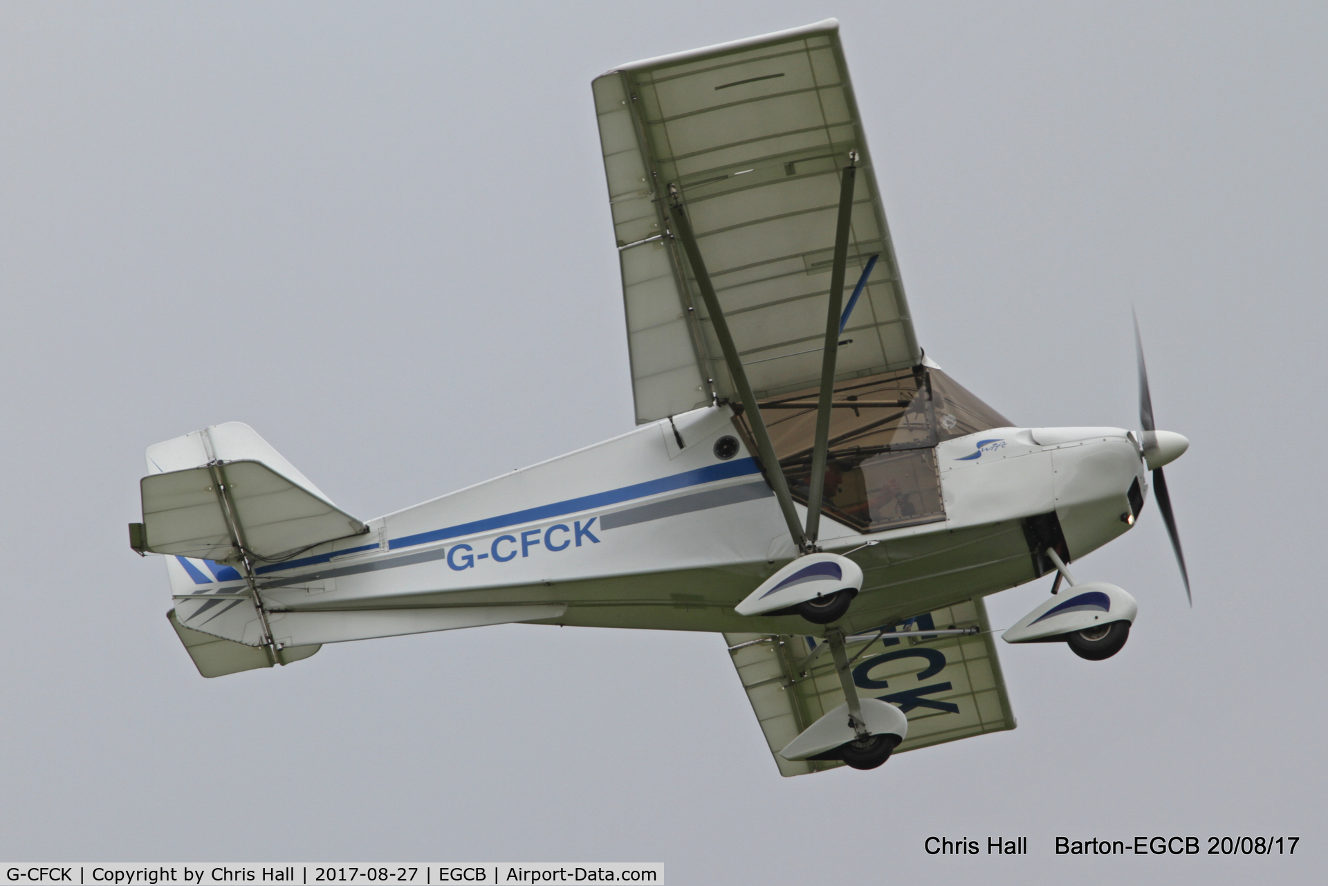G-CFCK, 2008 Skyranger Swift 912S(1) C/N BMAA/HB/565, at Barton