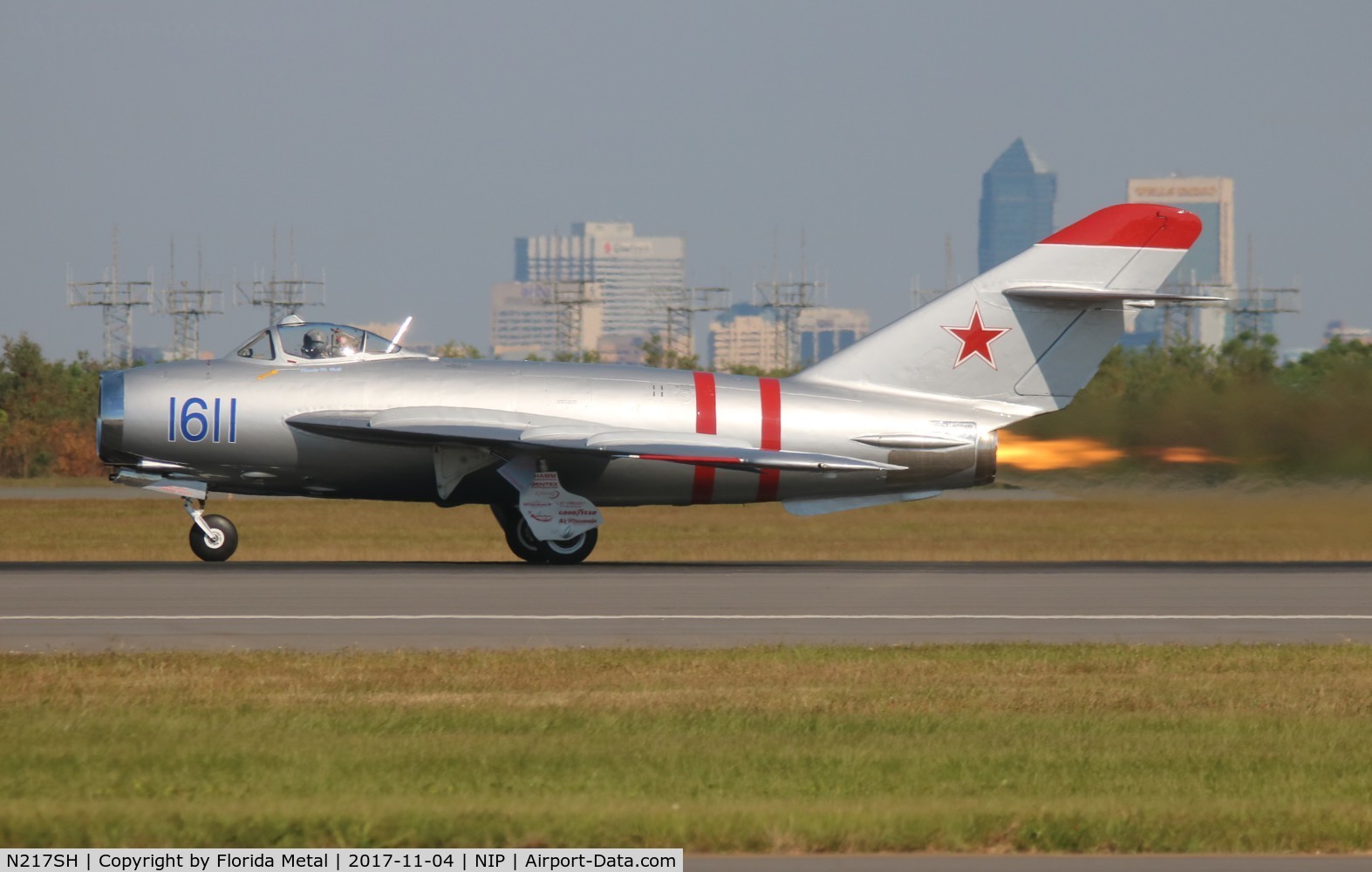 N217SH, 1959 PZL-Mielec Lim-5 (MiG-17F) C/N 1C1611, Mig-17