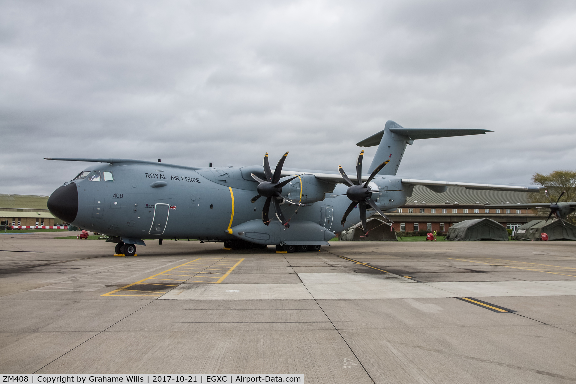 ZM408, 2015 Airbus A400M Atlas C.1 C/N 027, Airbus Military A400M Atlas C1 ZM408 24/70 Sqd RAF, Coningsby 21/10/17