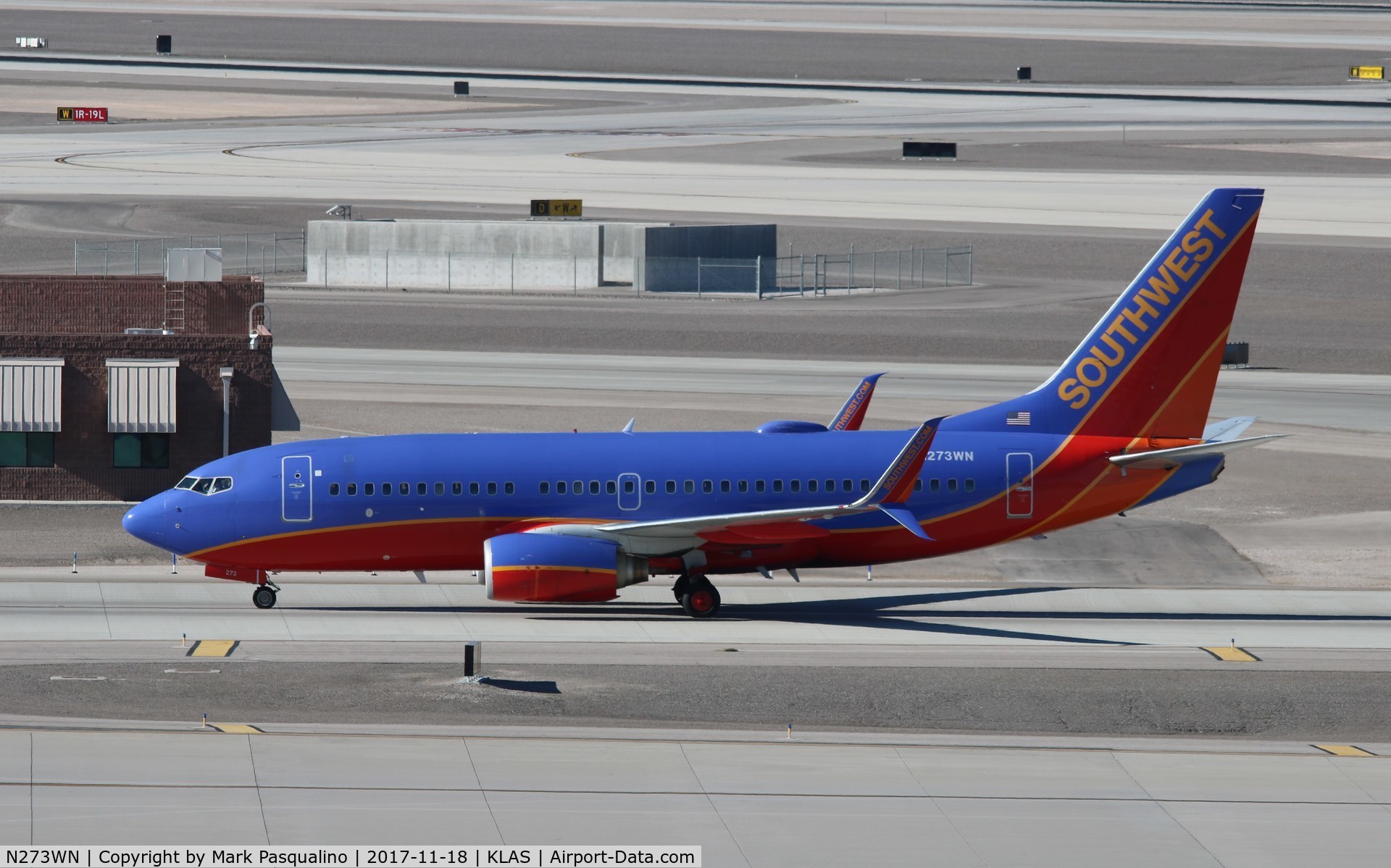 N273WN, 2007 Boeing 737-7H4 C/N 32528, Boeing 737-700