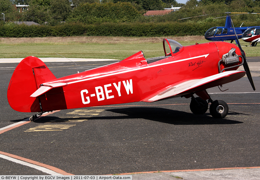 G-BEYW, 1984 Taylor Monoplane C/N PFA 055-10279, Seen Barton City airport