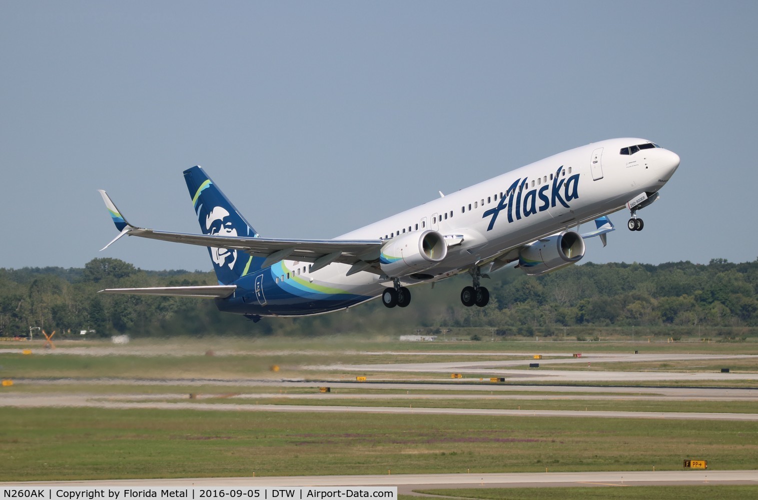 N260AK, 2016 Boeing 737-990/ER C/N 36349, Alaska