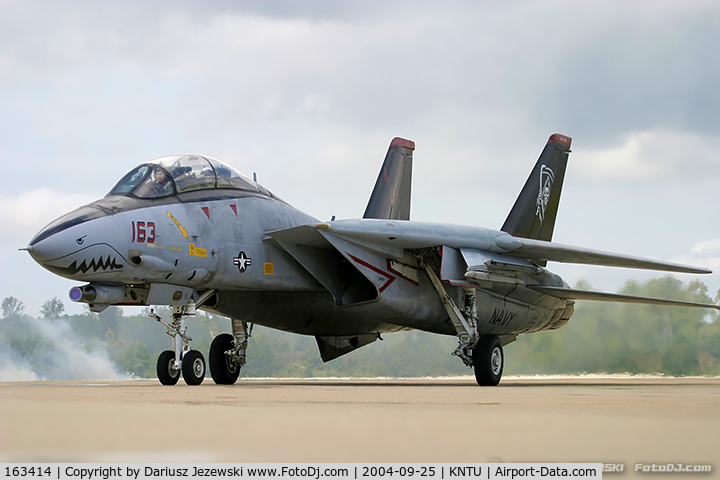 163414, 1990 Grumman F-14D Tomcat C/N 598/D-3, F-14D Tomcat 163414 AD-163 from VF-101 