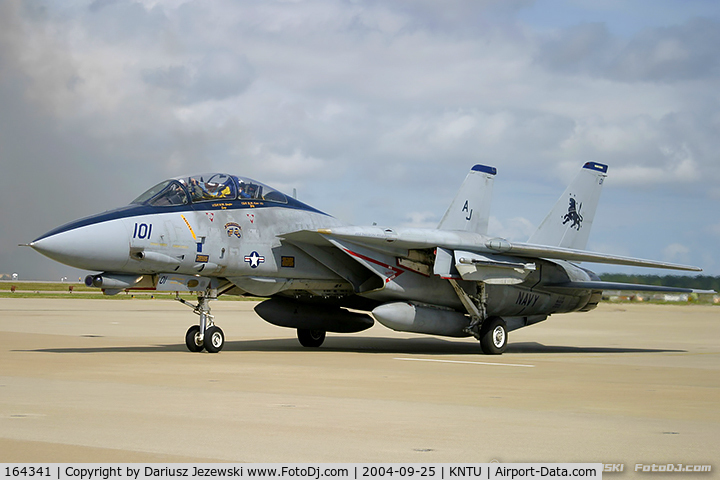 164341, Grumman F-14D Tomcat C/N 616/D-21, F-14D Tomcat 164341 AJ-101 from VF-213 