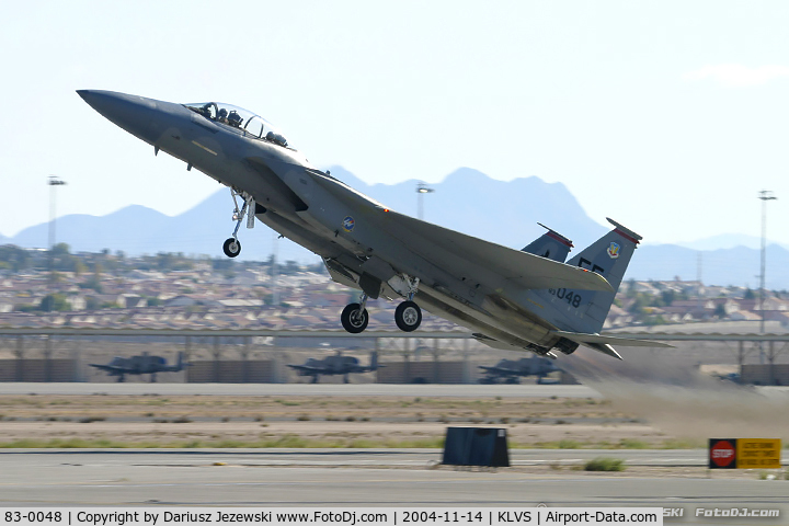 83-0048, 1983 McDonnell Douglas F-15D Eagle C/N 0886/D047, F-15D Eagle 83-0048 FF from 71st FS 