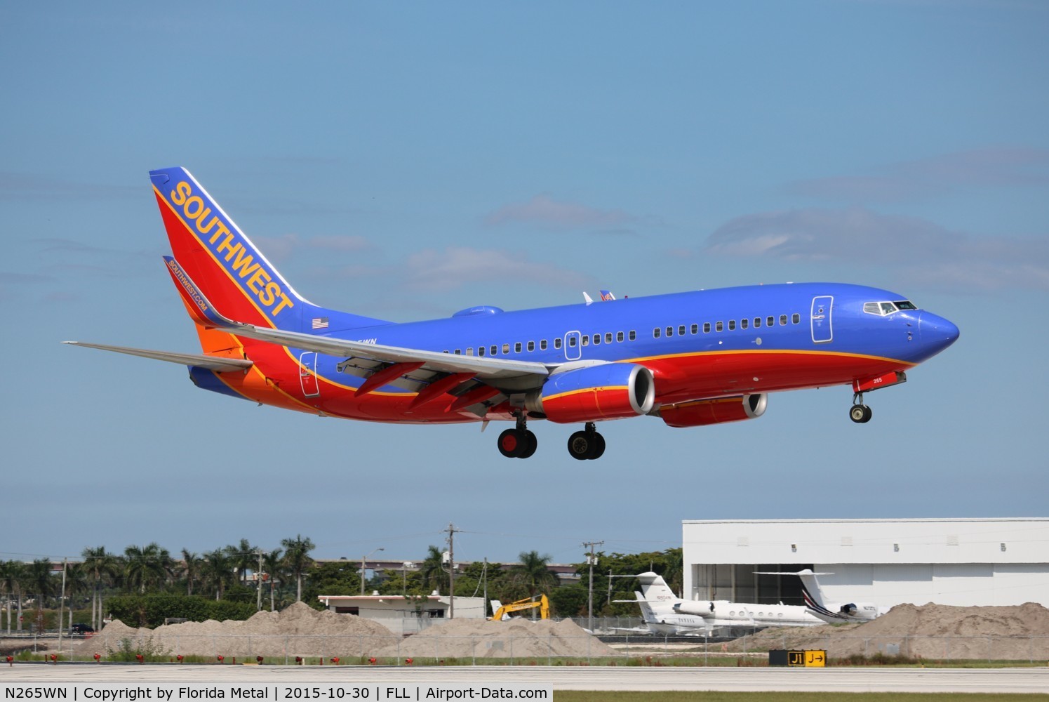 N265WN, 2007 Boeing 737-7H4 C/N 32522, Southwest