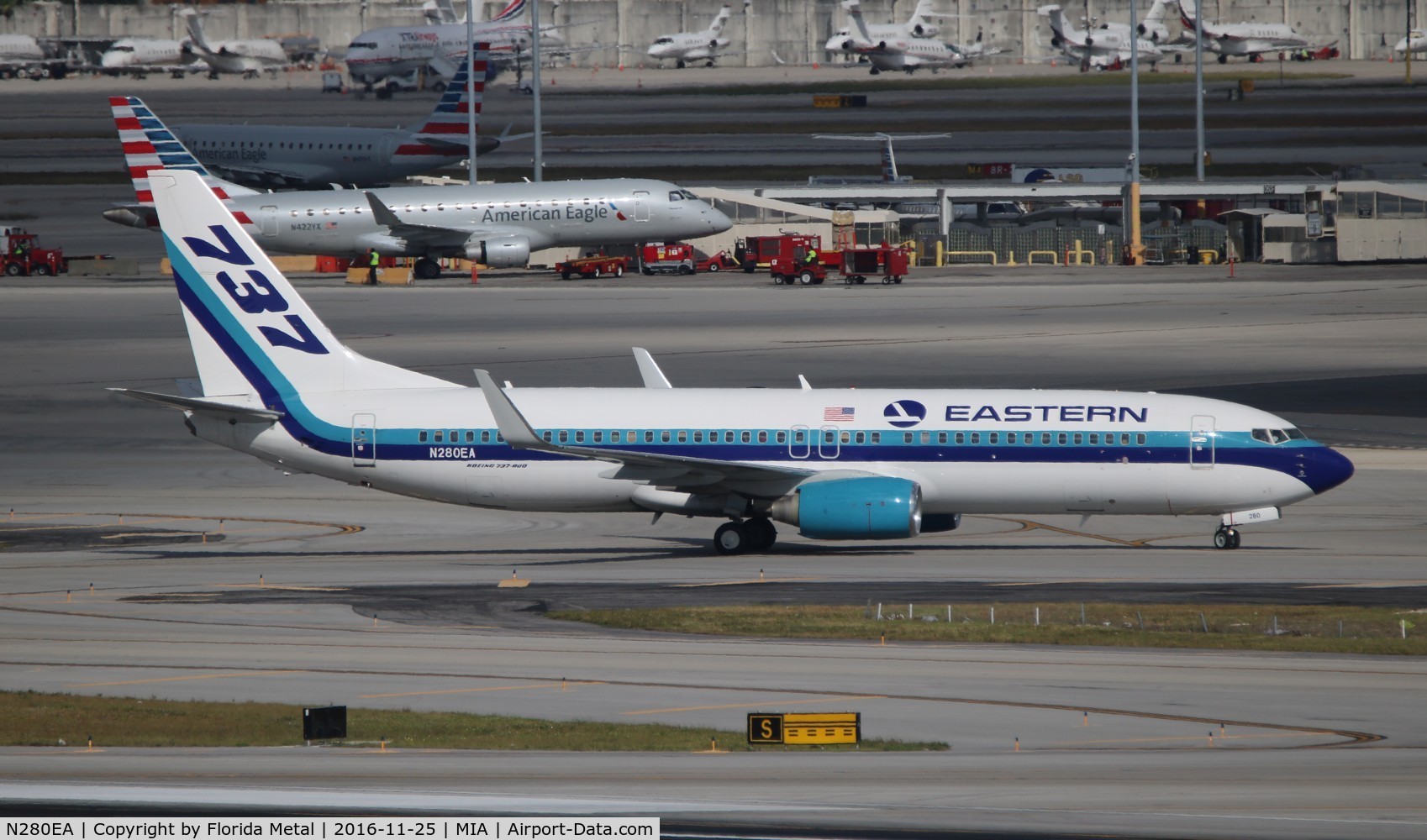 N280EA, 2007 Boeing 737-85P C/N 33982, Eastern