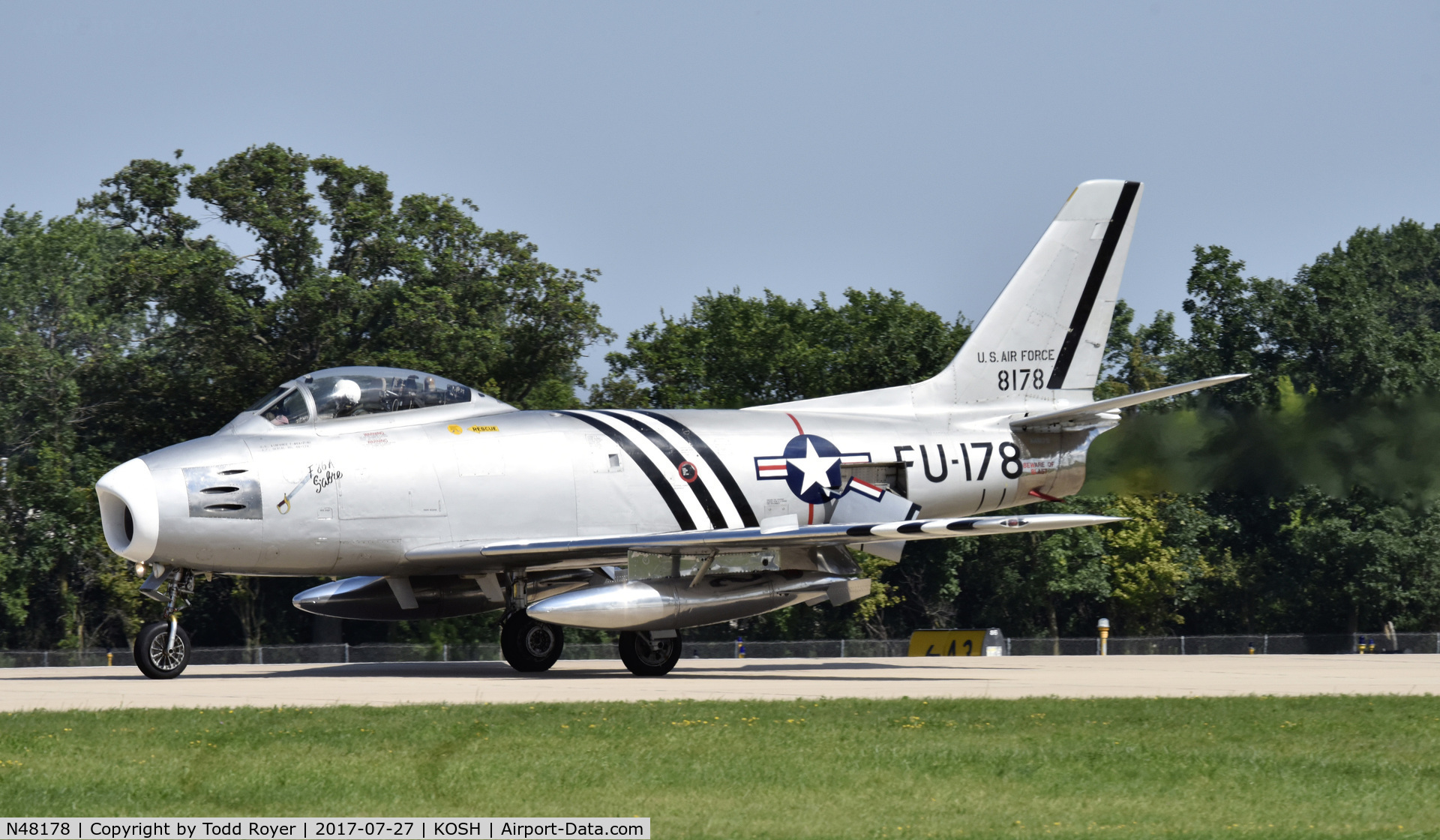 N48178, 1948 North American F-86A Sabre C/N 151-43547, Airventure 2017